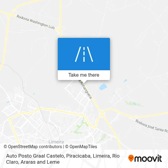 Auto Posto Graal Castelo map