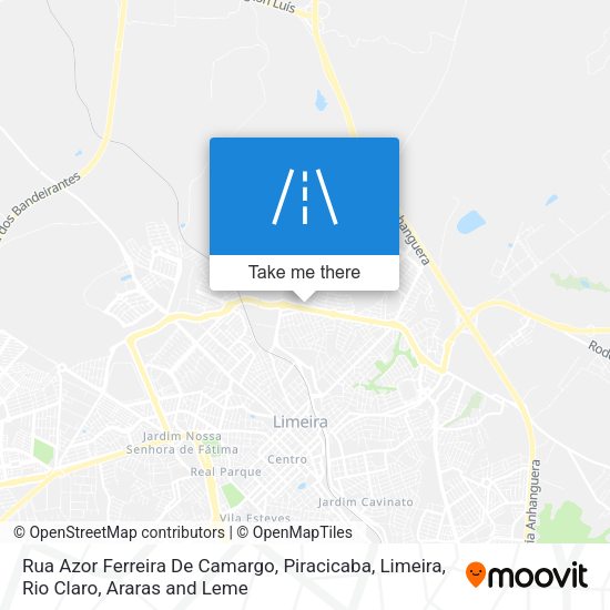 Rua Azor Ferreira De Camargo map