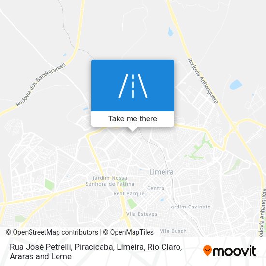 Rua José Petrelli map