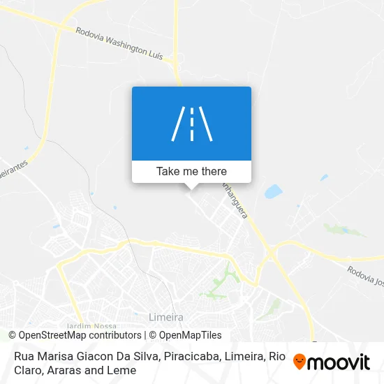 Rua Marisa Giacon Da Silva map