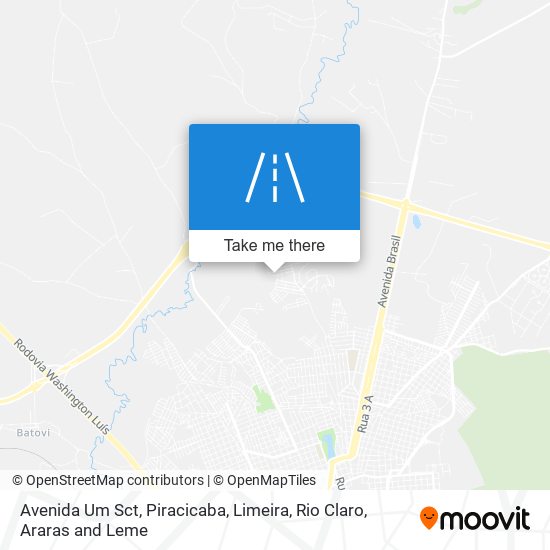 Avenida Um Sct map