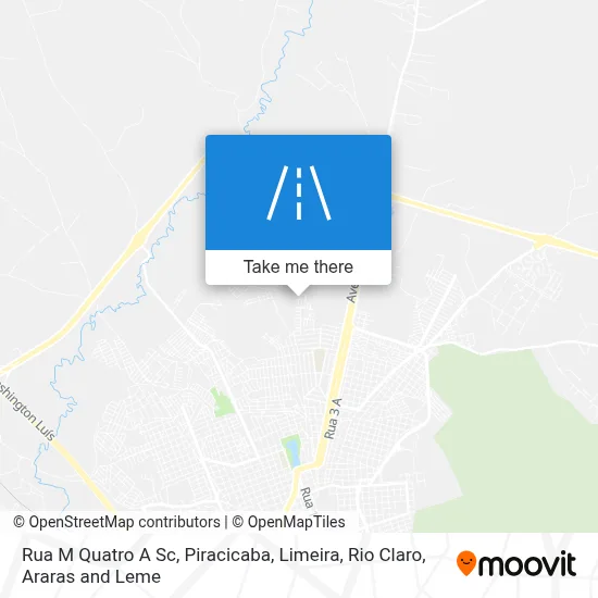 Rua M Quatro A Sc map