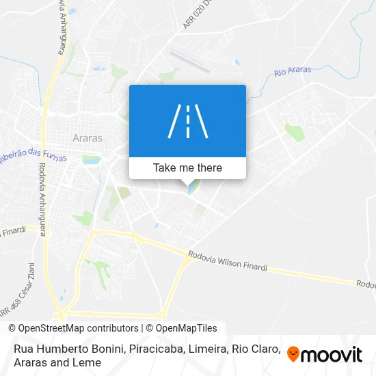 Rua Humberto Bonini map