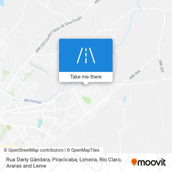 Rua Darly Gândara map