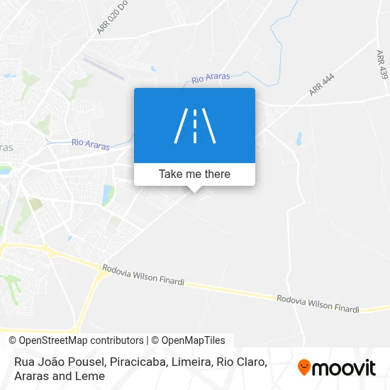 Rua João Pousel map