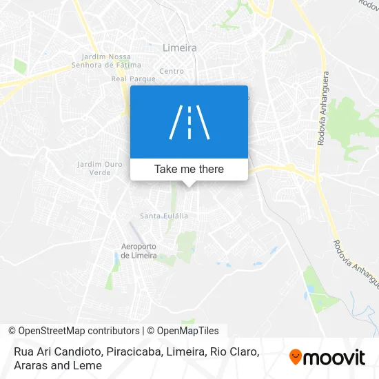 Rua Ari Candioto map