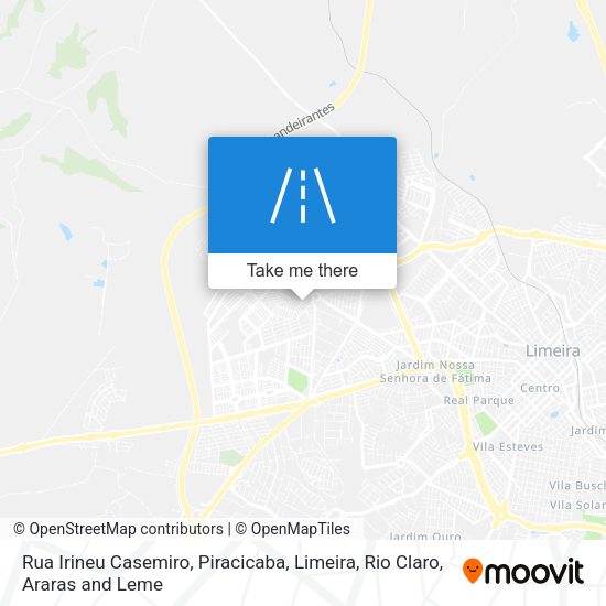 Rua Irineu Casemiro map