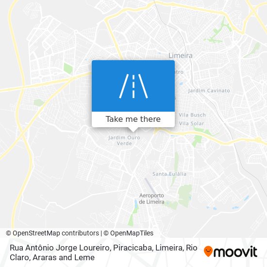Mapa Rua Antônio Jorge Loureiro