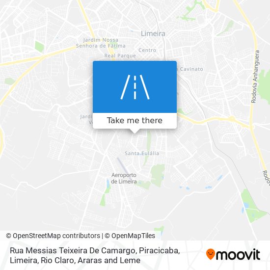Rua Messias Teixeira De Camargo map