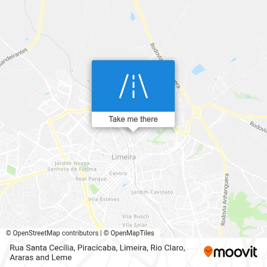Rua Santa Cecília map