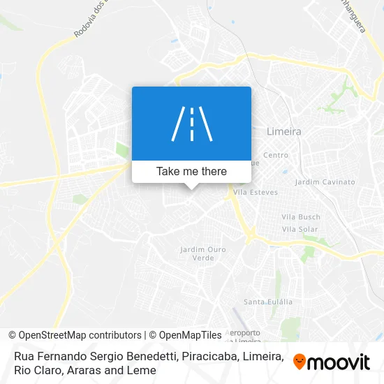Rua Fernando Sergio Benedetti map