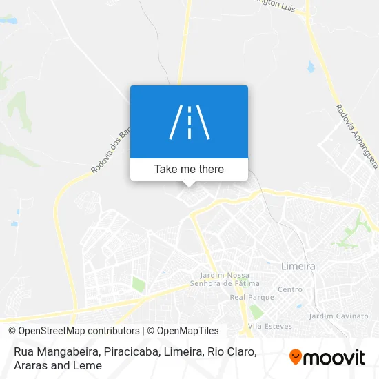 Rua Mangabeira map