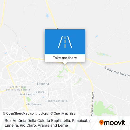 Rua Antônia Della Coletta Baptistella map