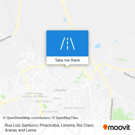 Rua Luiz Santucci map