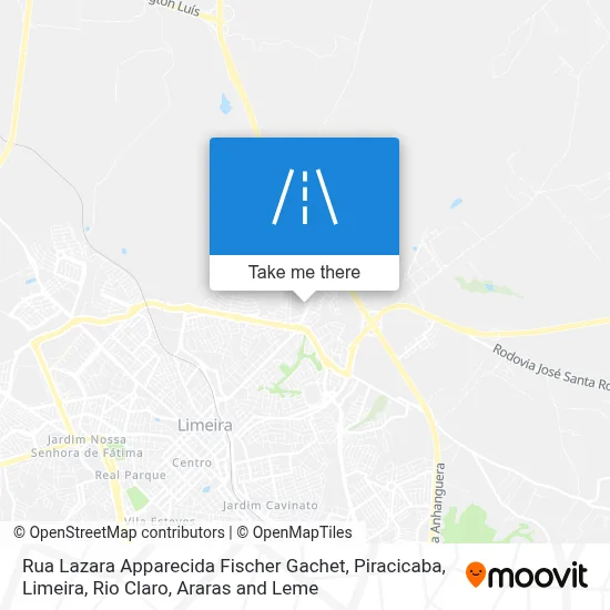 Rua Lazara Apparecida Fischer Gachet map