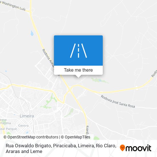 Mapa Rua Oswaldo Brigato