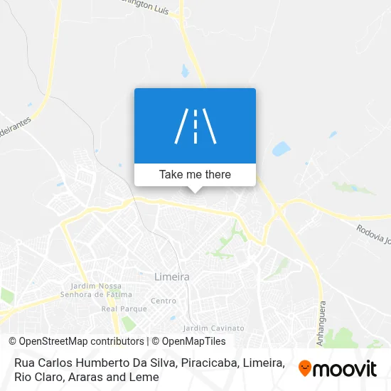 Rua Carlos Humberto Da Silva map