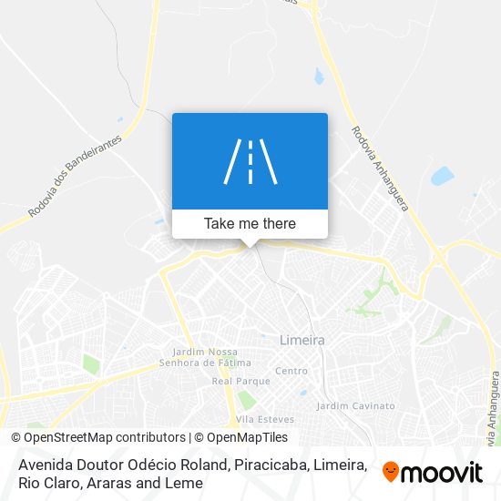 Avenida Doutor Odécio Roland map