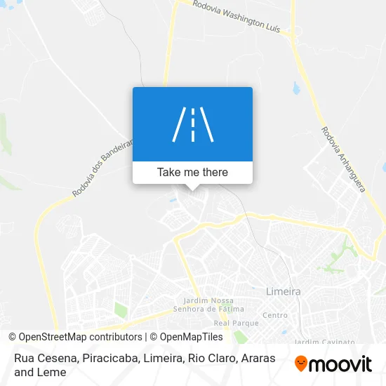 Rua Cesena map