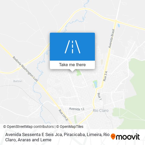 Mapa Avenida Sessenta E Seis Jca