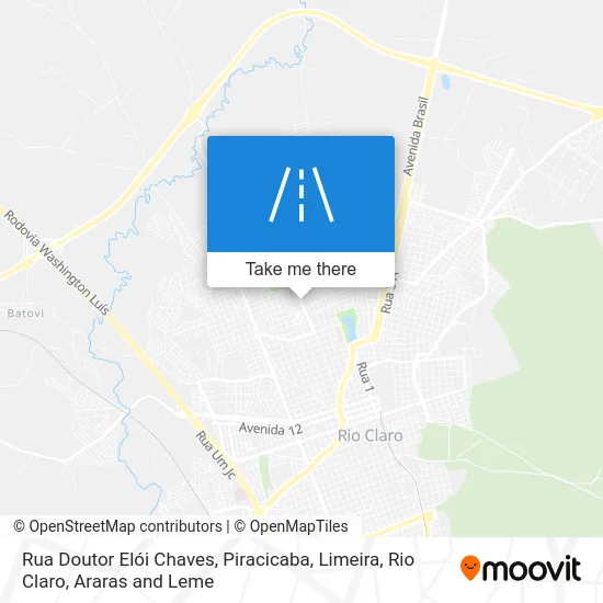 Rua Doutor Elói Chaves map