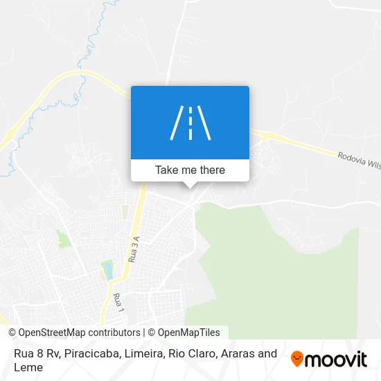 Rua 8 Rv map