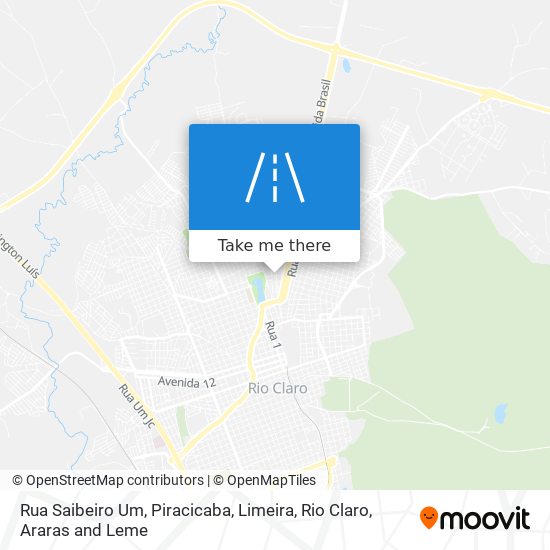 Rua Saibeiro Um map