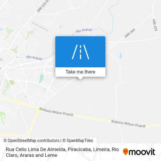 Rua Celio Lima De Almeida map