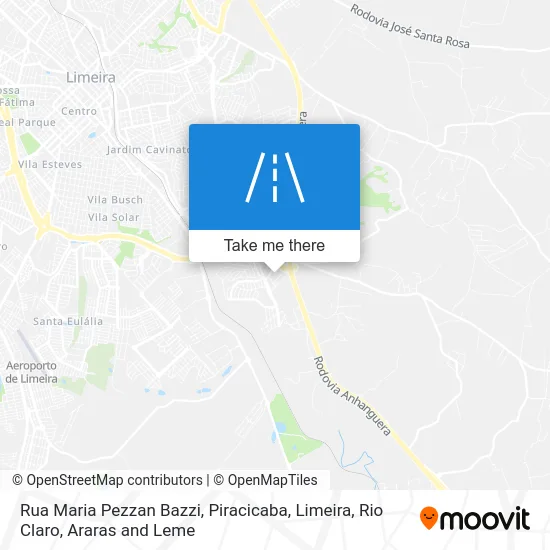 Rua Maria Pezzan Bazzi map