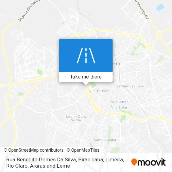 Rua Benedito Gomes Da Silva map