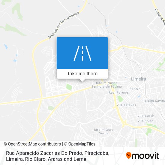 Rua Aparecido Zacarias Do Prado map