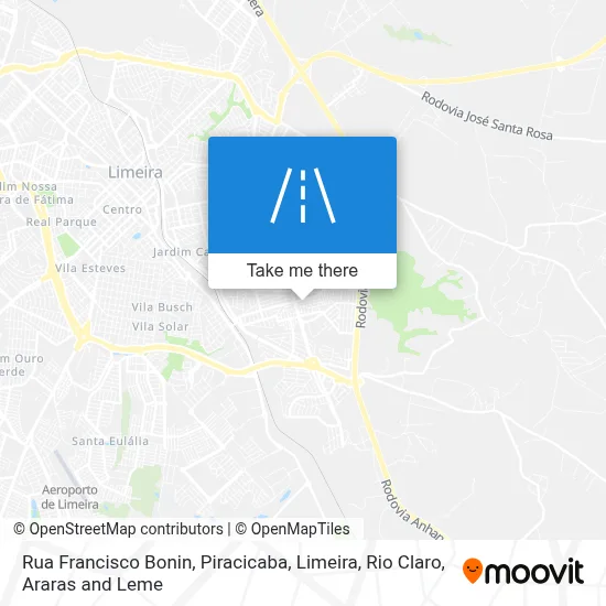 Rua Francisco Bonin map