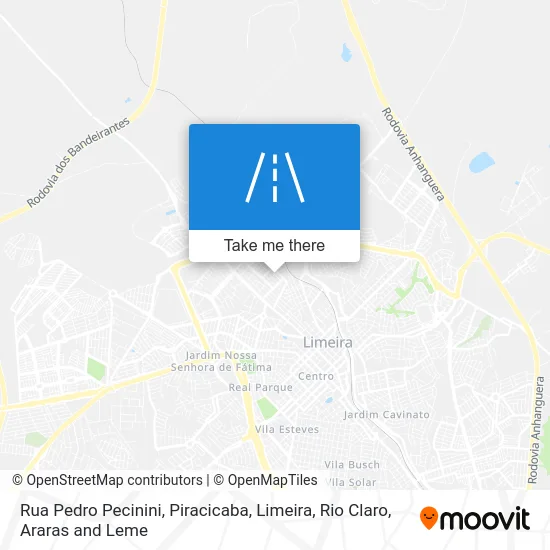 Rua Pedro Pecinini map