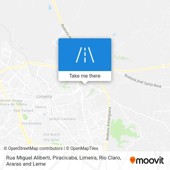 Rua Miguel Aliberti map