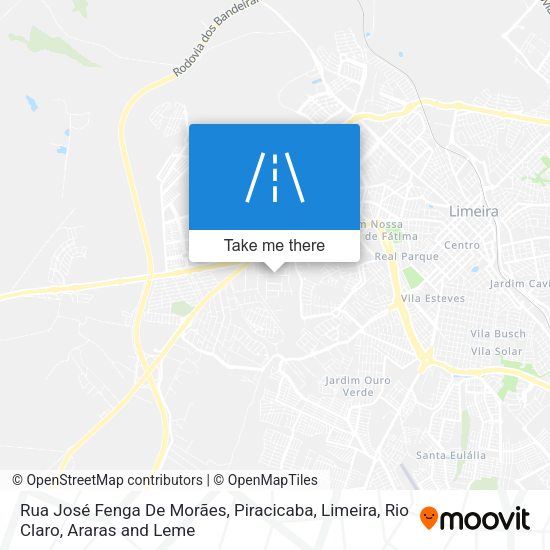 Rua José Fenga De Morães map