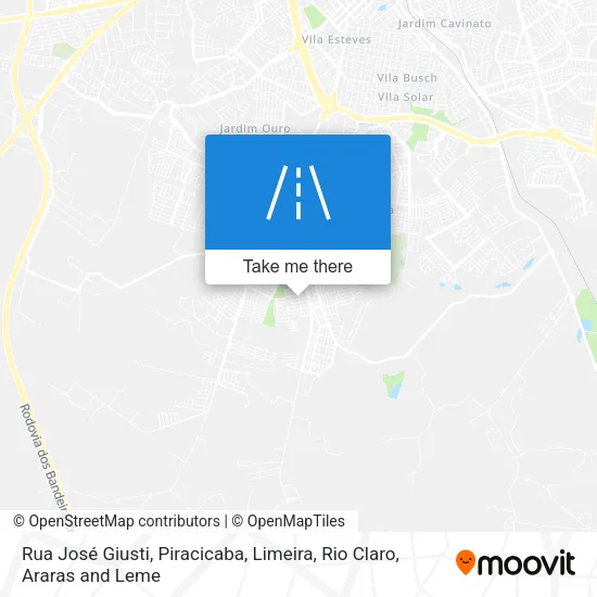 Rua José Giusti map
