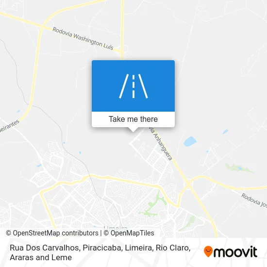 Rua Dos Carvalhos map