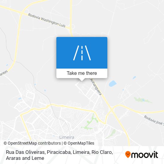 Rua Das Oliveiras map