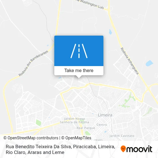 Rua Benedito Teixeira Da Silva map