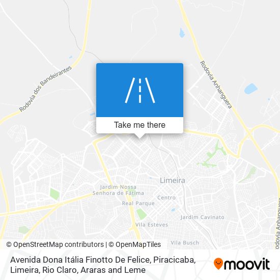 Avenida Dona Itália Finotto De Felice map