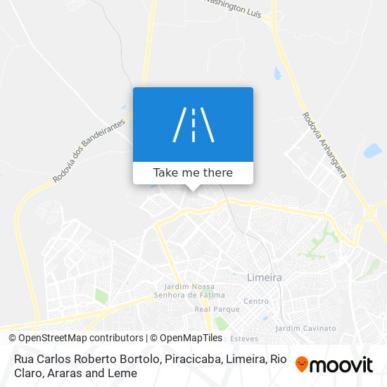 Rua Carlos Roberto Bortolo map