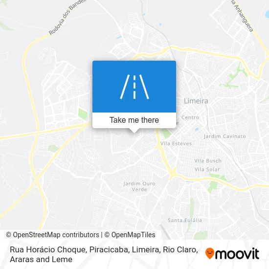 Rua Horácio Choque map