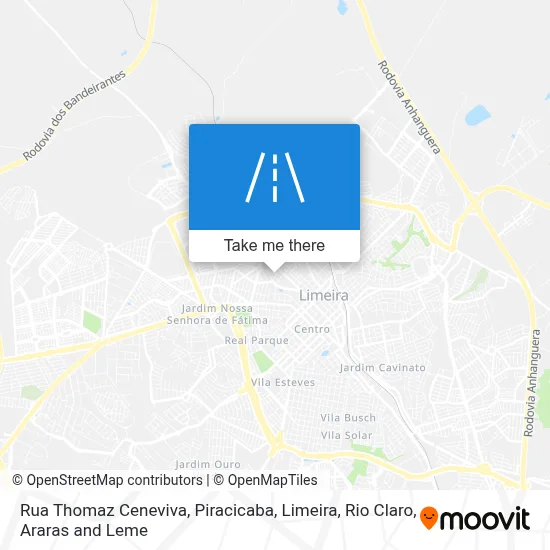 Rua Thomaz Ceneviva map