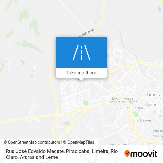 Rua José Edvaldo Mecate map