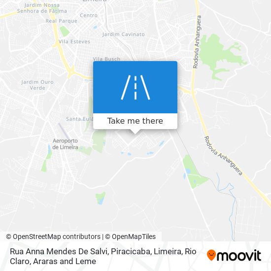 Mapa Rua Anna Mendes De Salvi