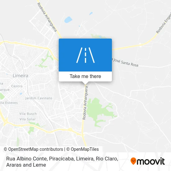 Rua Albino Conte map