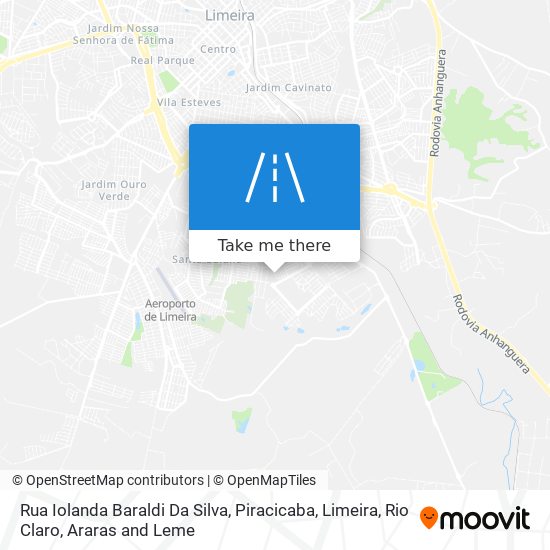 Rua Iolanda Baraldi Da Silva map