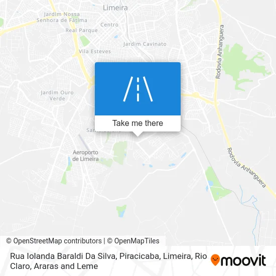 Rua Iolanda Baraldi Da Silva map