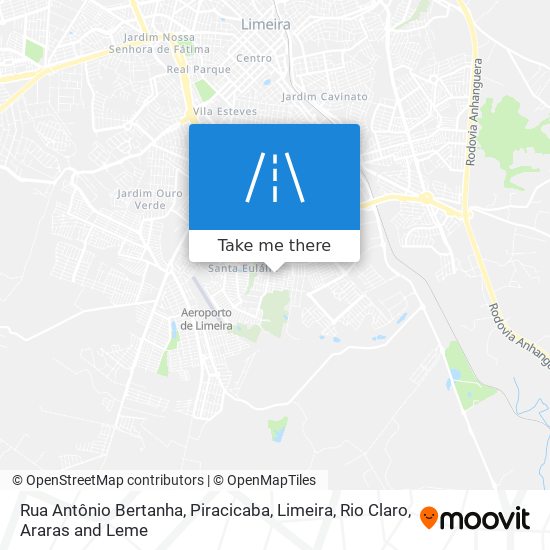 Mapa Rua Antônio Bertanha