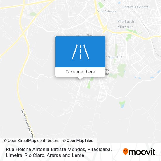 Rua Helena Antônia Batista Mendes map